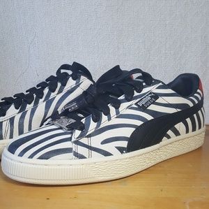 Puma x Suede Paul Stanley KISS Zebra New Size 9